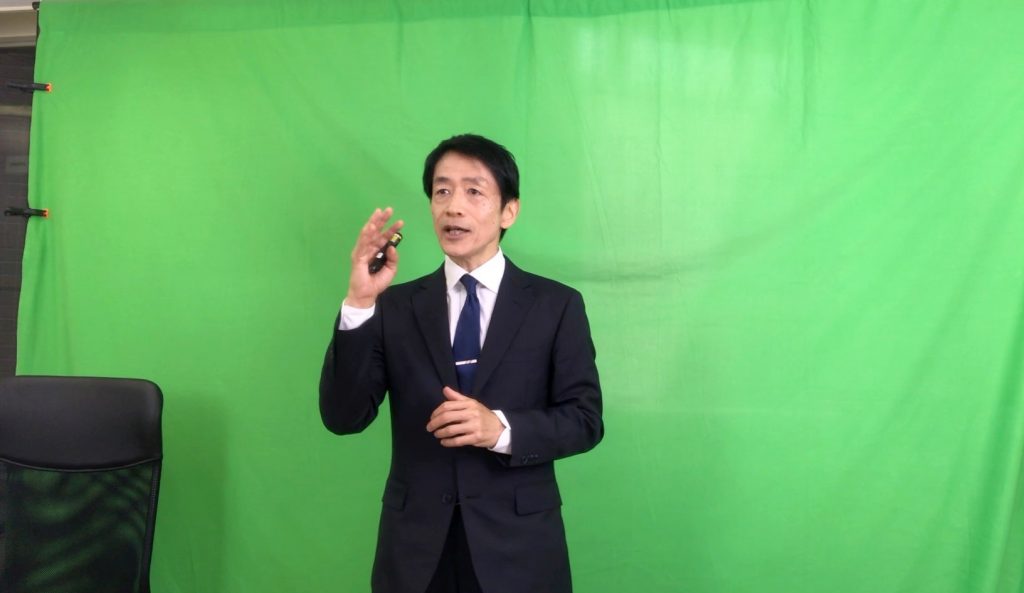 e-Learning講座収録中　本番